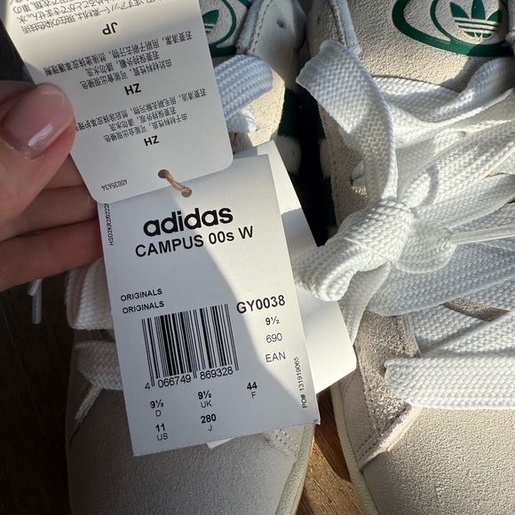 adidas Campus Sneakers White Green - Picture 10 of 11